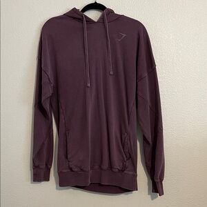 Gymshark Women's Dark Purple Hoodie